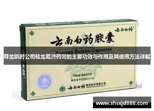 尊龙凯时公司桂龙葛洪药膏的主要功效与作用及其使用方法详解